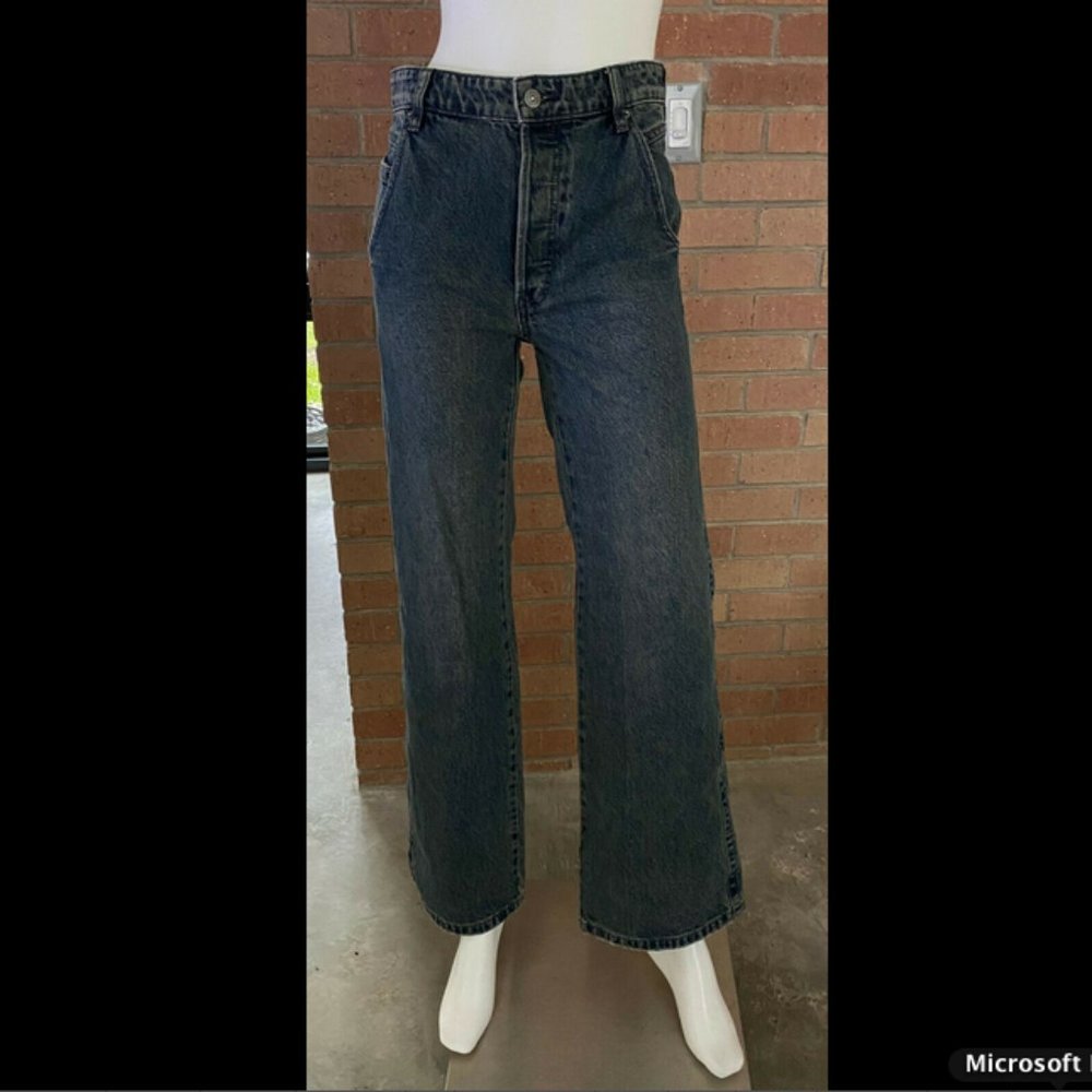 FREE PEOPLE LAKEFIELD DENIM SLOUCHY JEANS nwot!